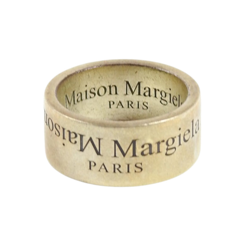 Maison Margiela Sterling Silver Logo Ring Size 9