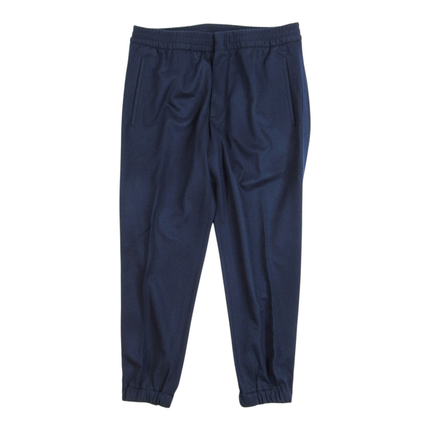 Ermenegildo Zegna Navy Drawstring Trousers Size 52