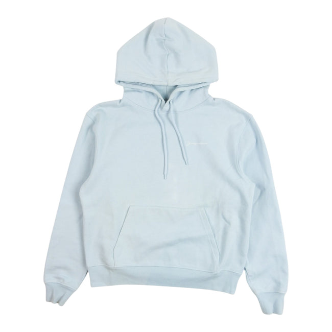 Jacquemus Blue Logo Hoodie Size Small