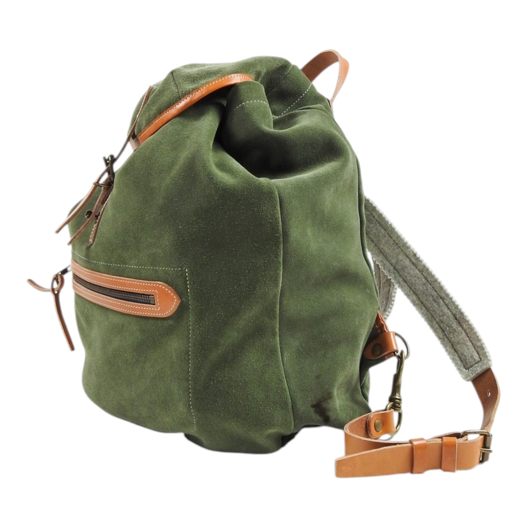 Bleu de Chauffe Suede Backpack