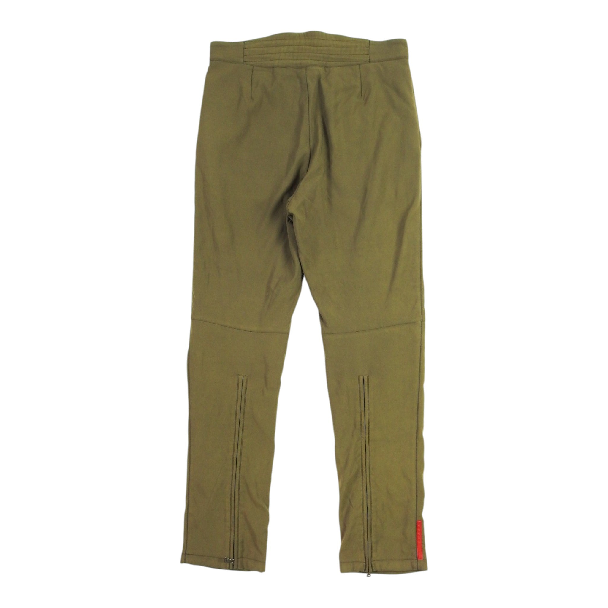 Prada Green Pants w/ Zipper Cuff Size 48