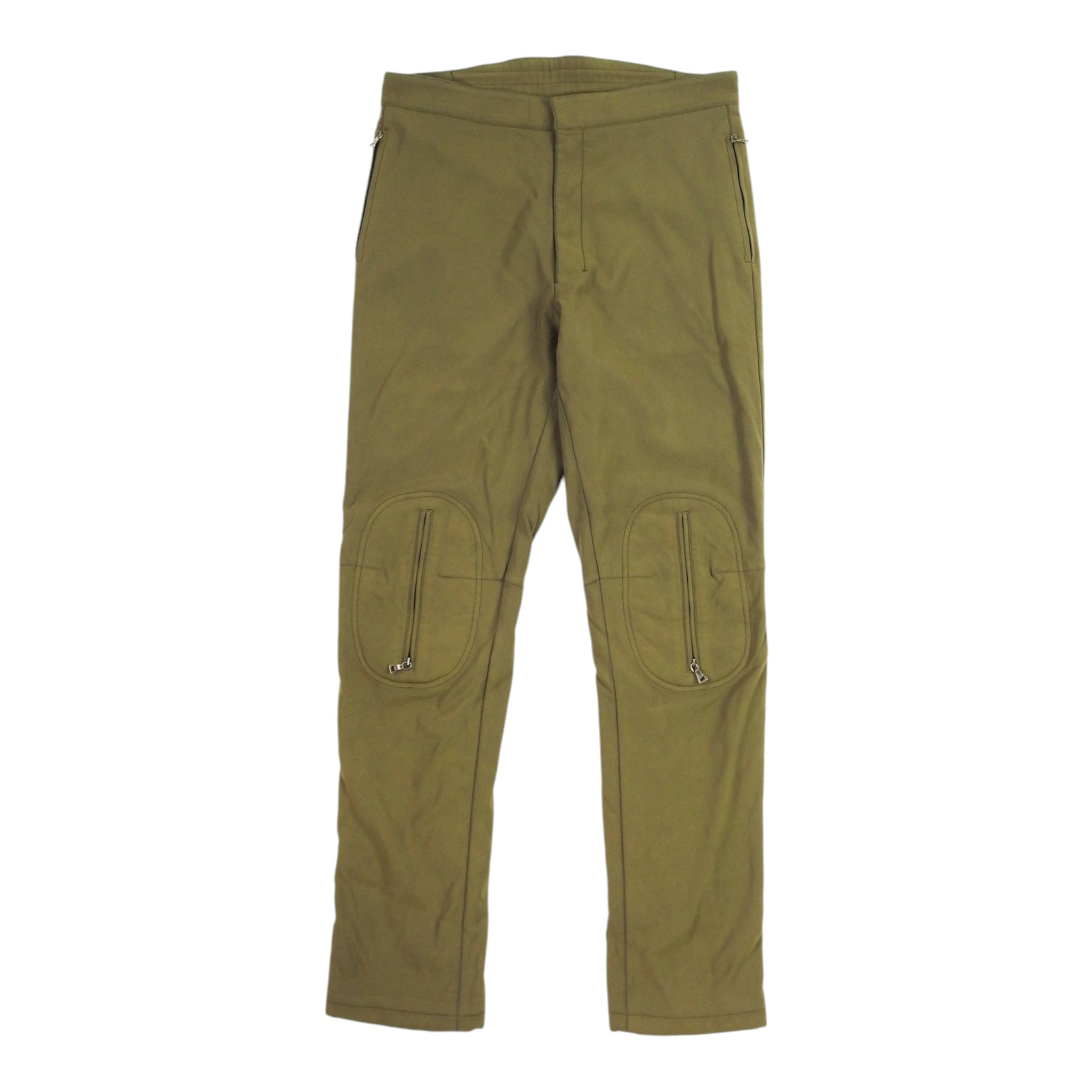 Prada Green Pants w/ Zipper Cuff Size 48