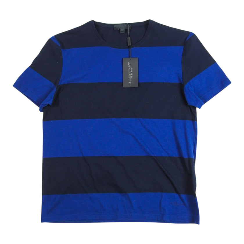 Burberry London Blue Stripe T-Shirt Size Large