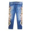 Dolce & Gabbana Blue Cherub Printed Jeans Size 60