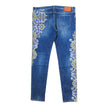 Dolce & Gabbana Blue Tile Printed Jeans Size 58