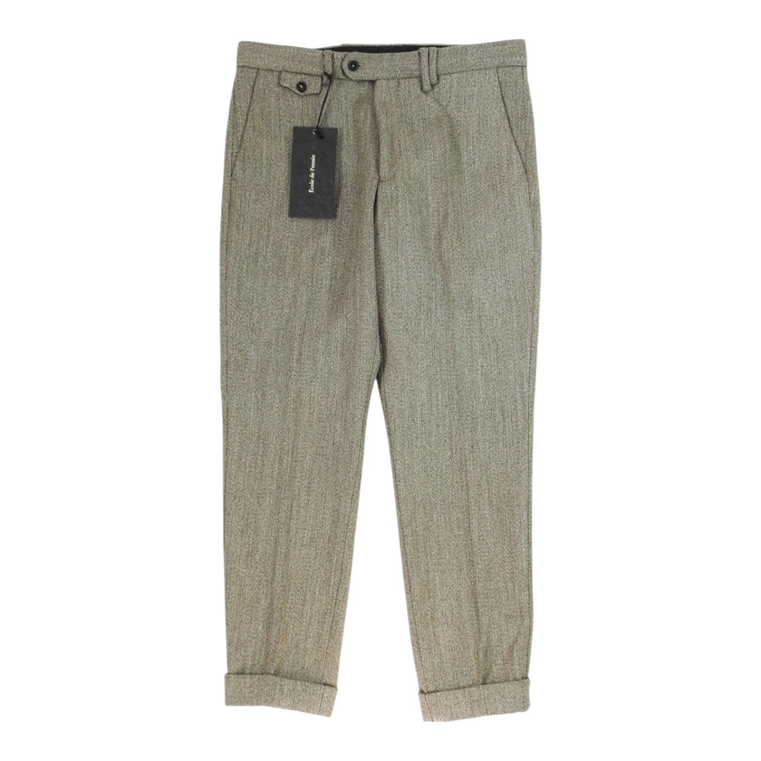 Ecole de Pensee Pleated Trousers Size 46