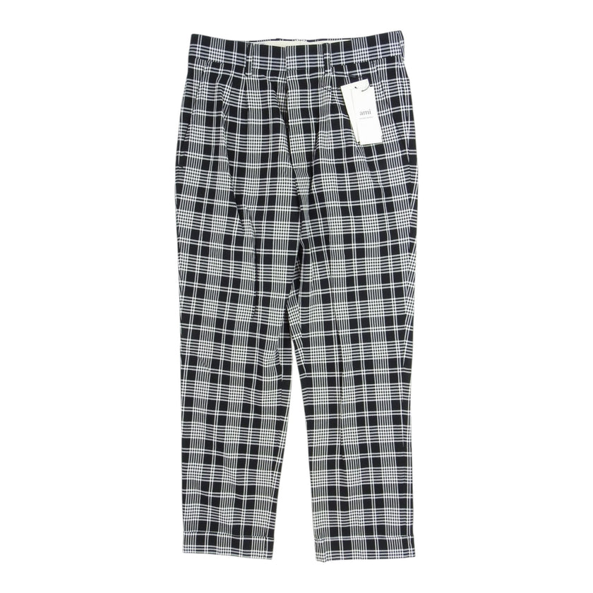 AMI Paris Check Trousers Size 36