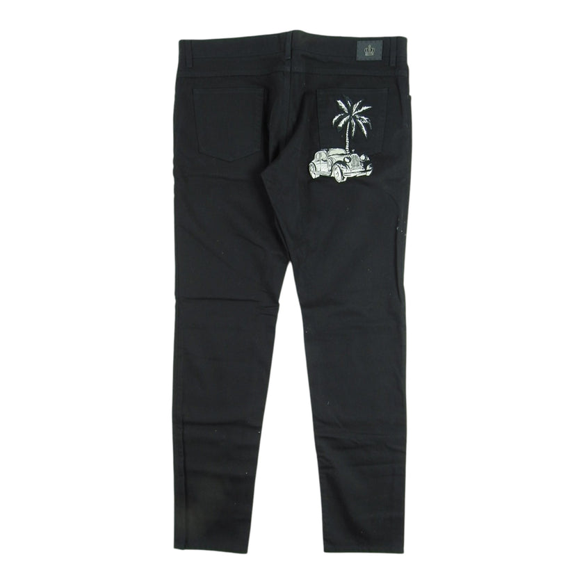 Dolce & Gabbana Car Patch Jeans Size 56