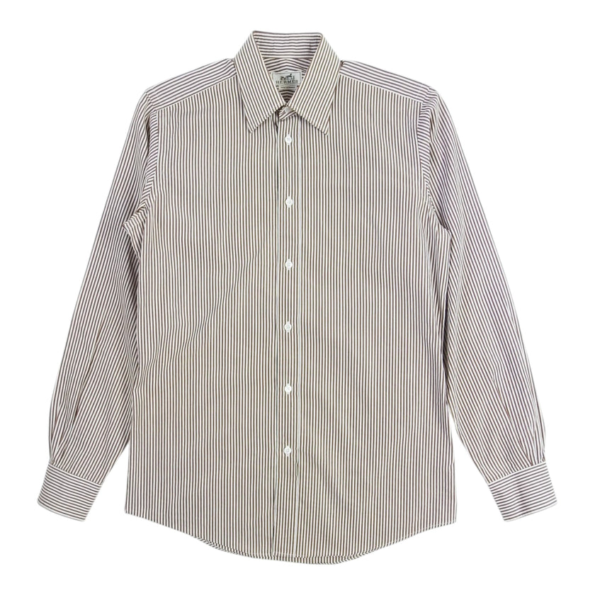 Hermes Striped Shirt Size 38