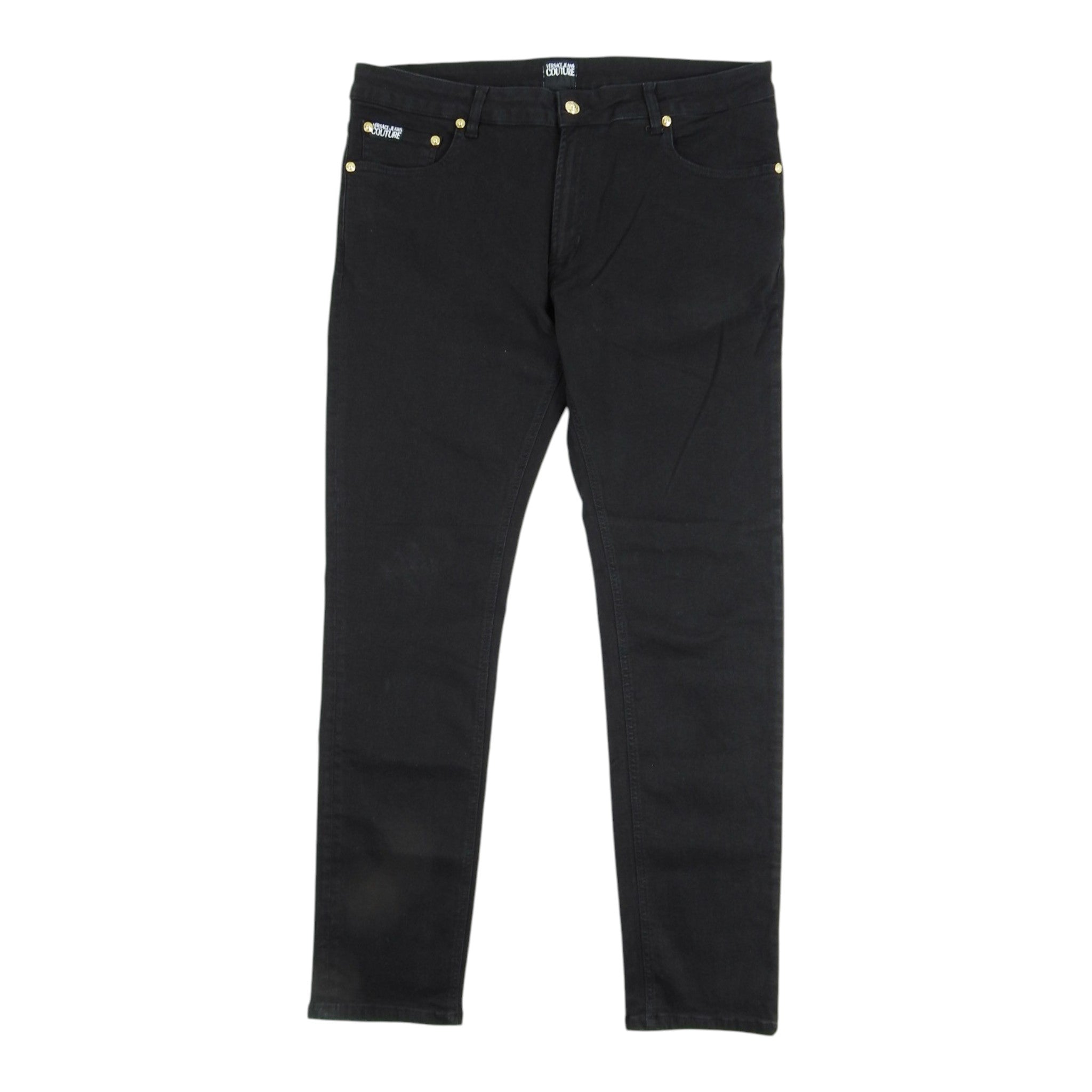 Versace Jeans Couture Black Logo Jeans Size 40