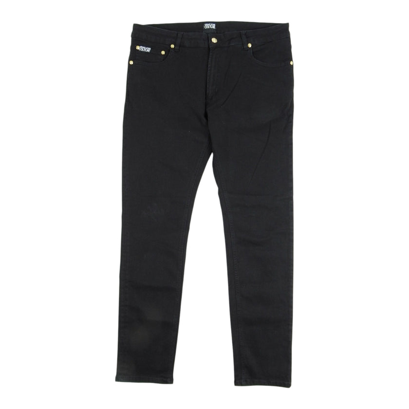 Versace Jeans Couture Black Logo Jeans Size 40