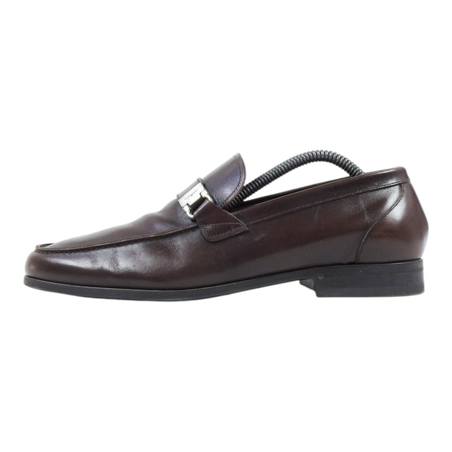 Salvatore Ferragamo Brown Buckle Loafers Size 10