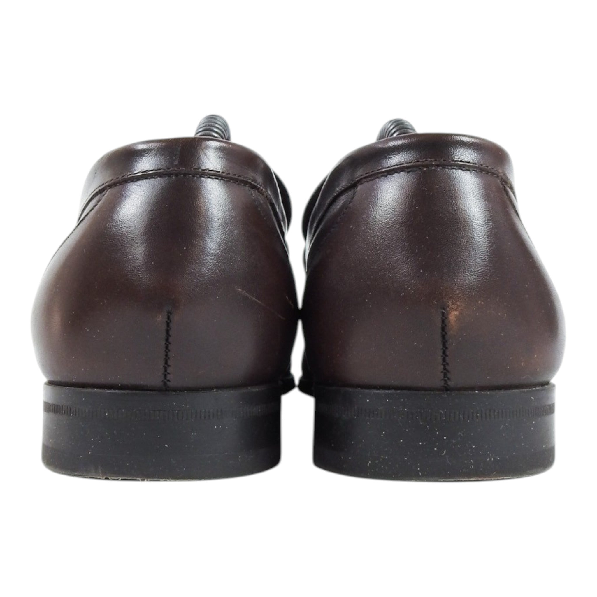 Salvatore Ferragamo Brown Buckle Loafers Size 10