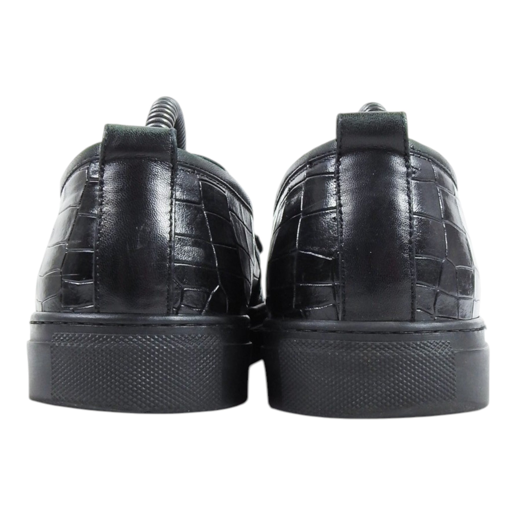 Casare Paciotti Embossed Slip Ons Size 9