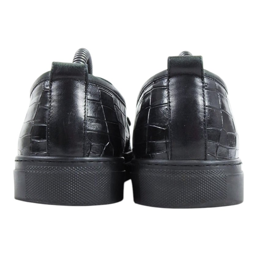 Casare Paciotti Embossed Slip Ons Size 9