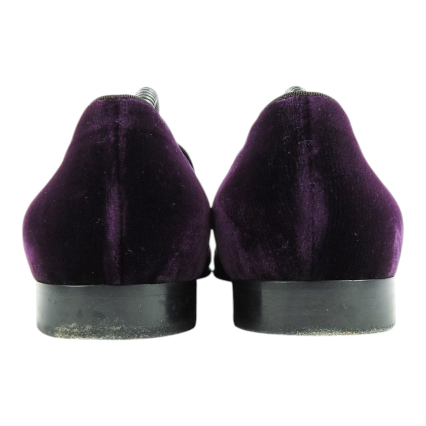 Versace Medusa Velvet Loafers Size 43.5