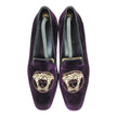Versace Medusa Velvet Loafers Size 43.5