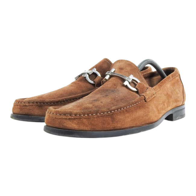 Salvatore Ferragamo Suede Loafers Size 10.5