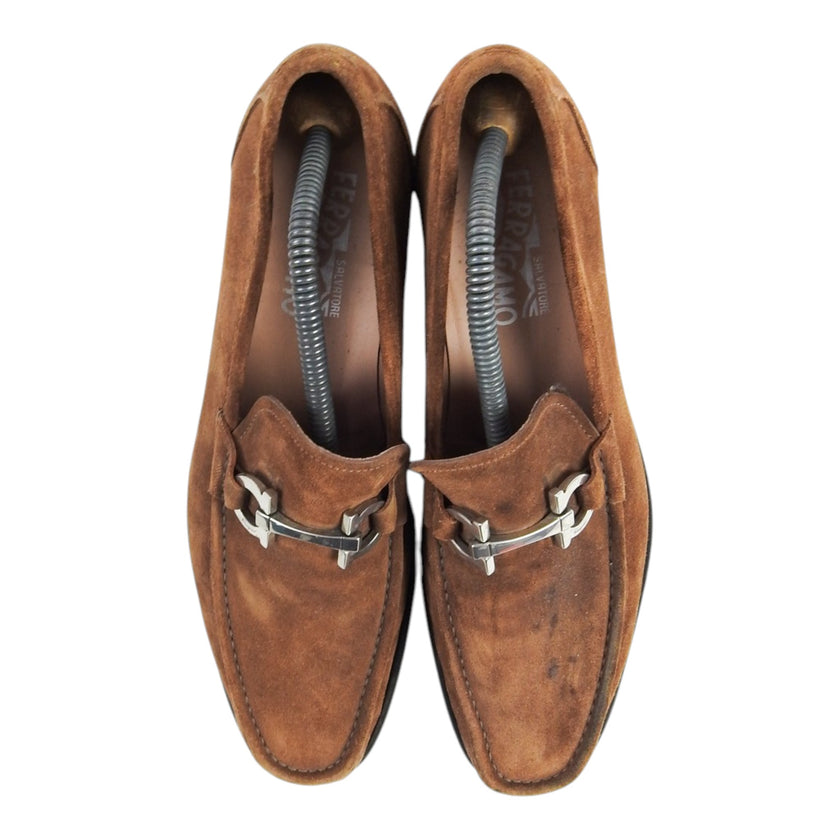 Salvatore Ferragamo Suede Loafers Size 10.5