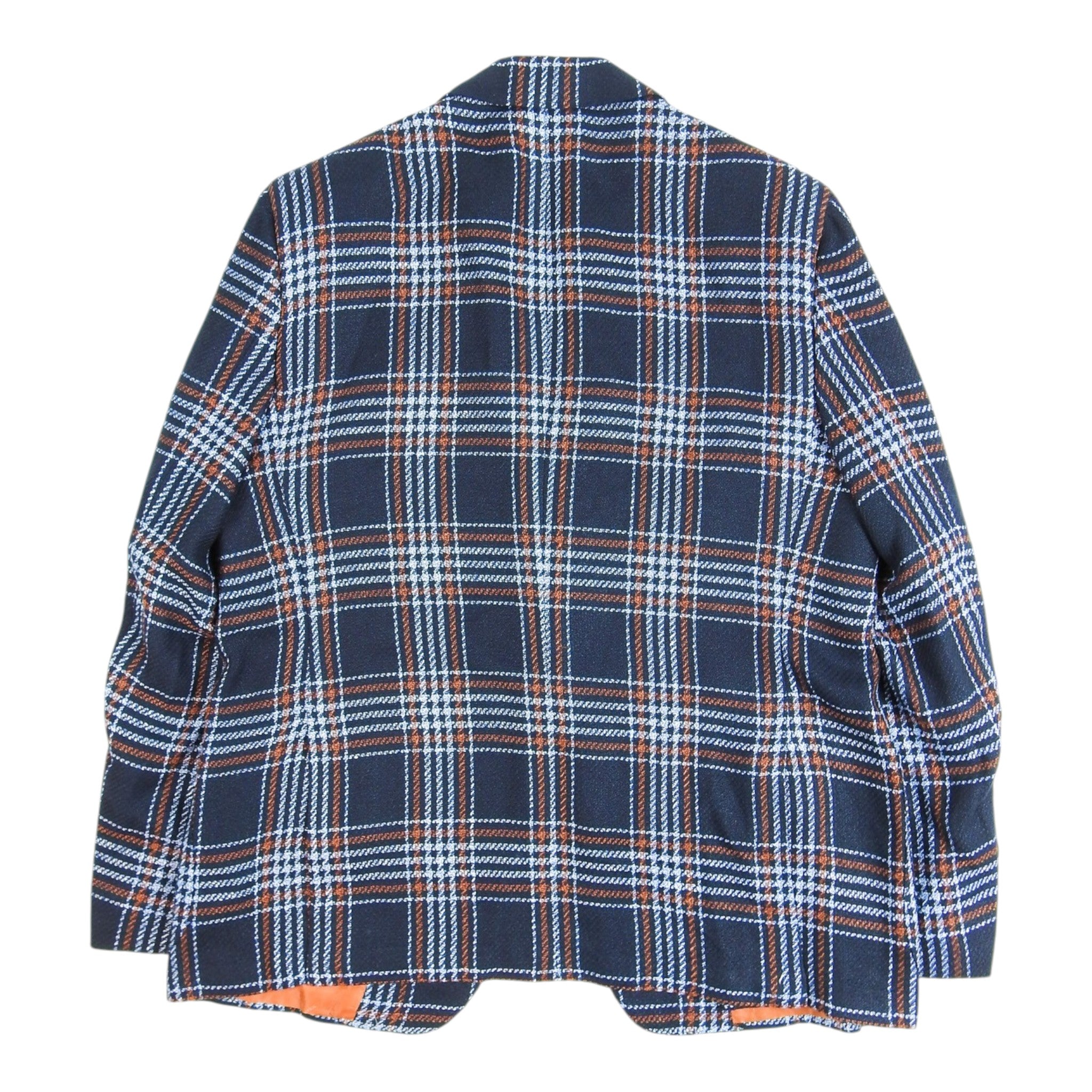 Kiton Blue and Orange Blazer Size 60