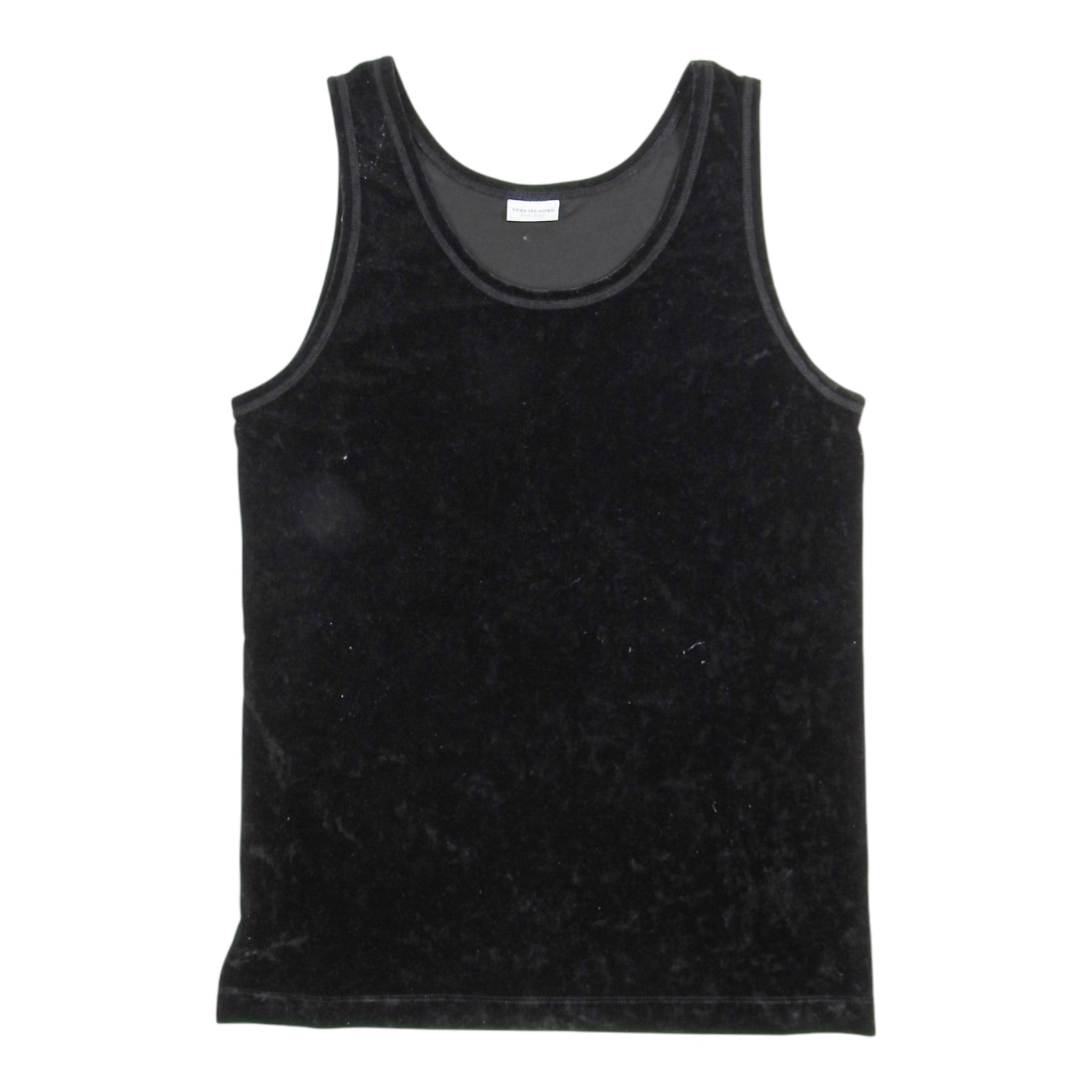Dries Van Noten Velvet Tank Top Size XL