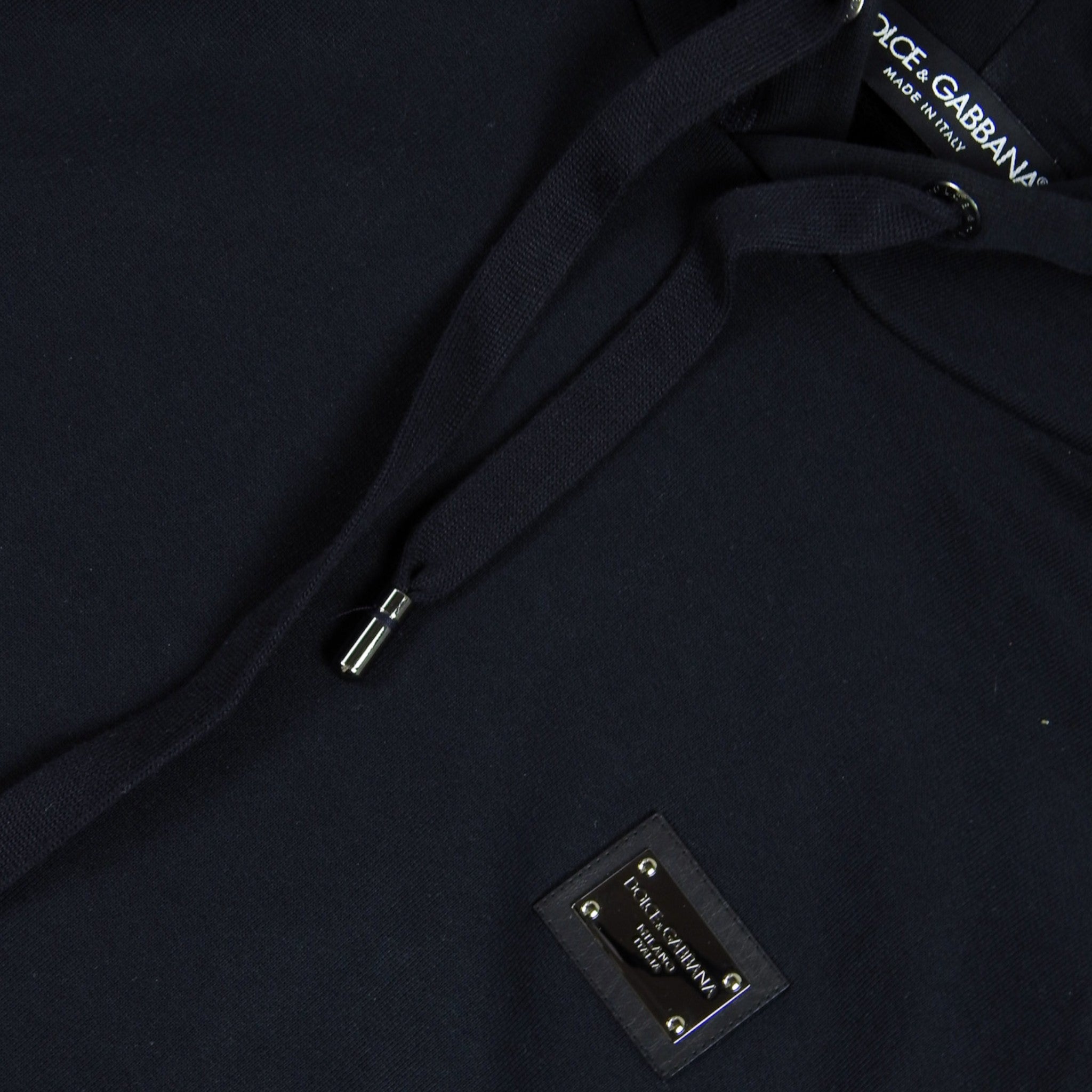 Dolce & Gabbana Black Hoodie Size 50