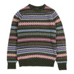 Barbour Fair Isle Knit Sweater Size Medium