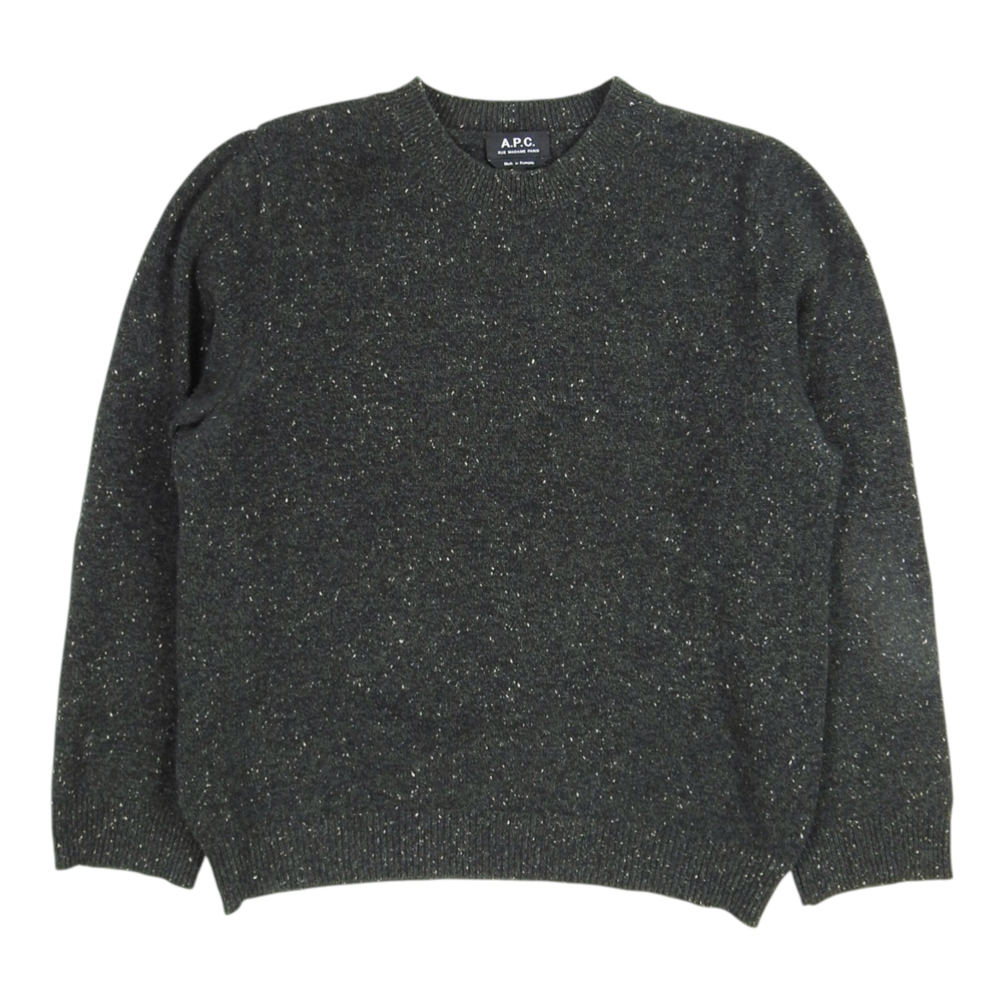 A.P.C. Green Wool Sweater Size Medium