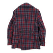 John Galliano Plaid Peacoat Size 48
