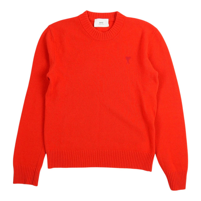 AMI Paris Logo Knit Crewneck Size Medium