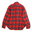 Engineered Garments Red Plaid Flannel Shirt Size Large