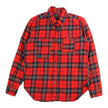 Engineered Garments Red Plaid Flannel Shirt Size Large