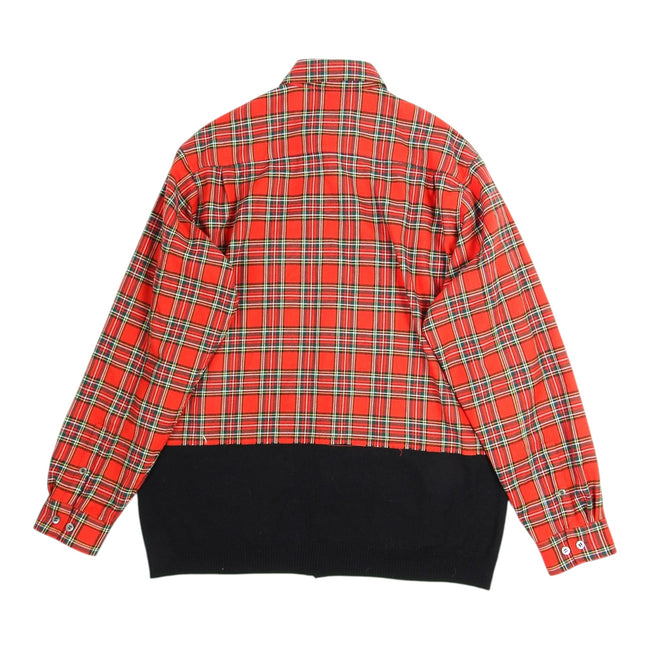 Undercover Patched Flannel Shirt Size 5