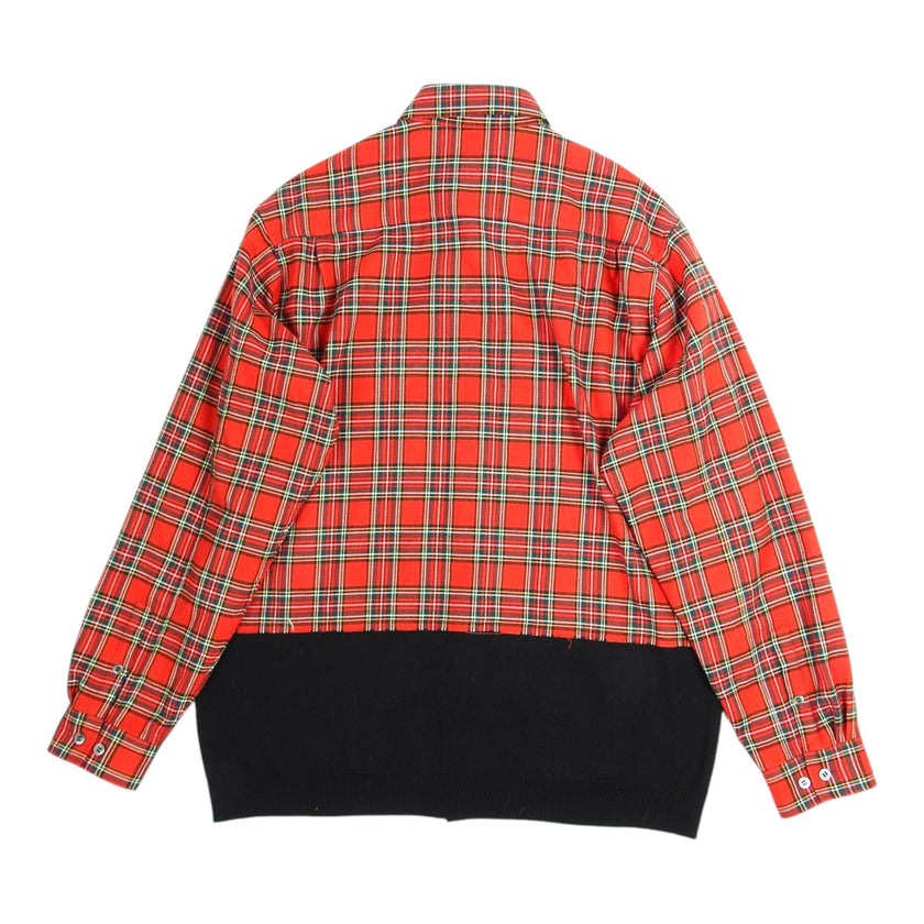 Undercover Patched Flannel Shirt Size 5