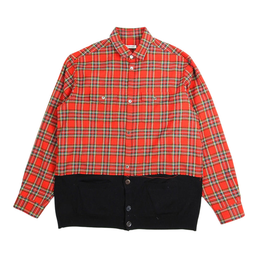 Undercover Patched Flannel Shirt Size 5