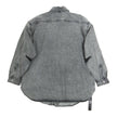Diesel Denim Striped Overshirt Size Medium