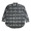 Diesel Denim Striped Overshirt Size Medium