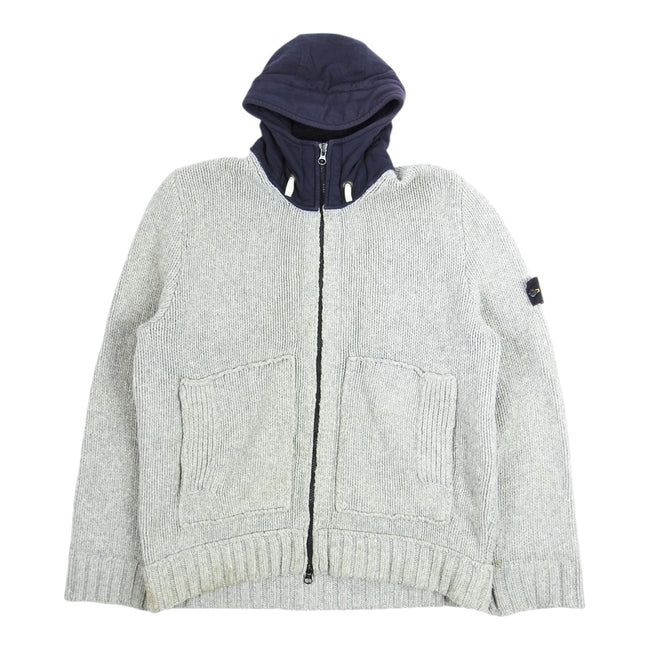 Stone Island Heavy Knit Hoodie Size 3XL