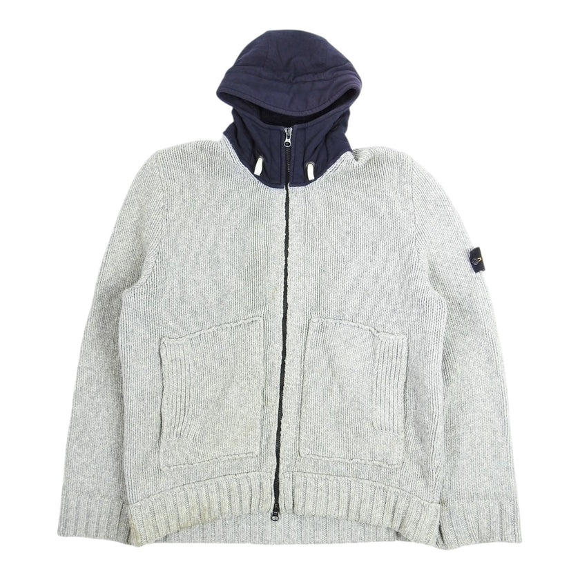 Stone Island Heavy Knit Hoodie Size 3XL