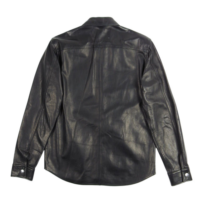 Our Legacy Leather Shirt Jacket Size 46