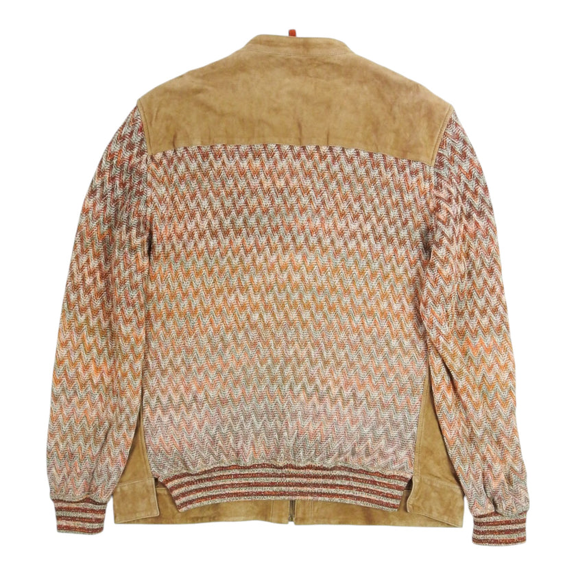 Missoni Knit/Suede Jacket Size XL
