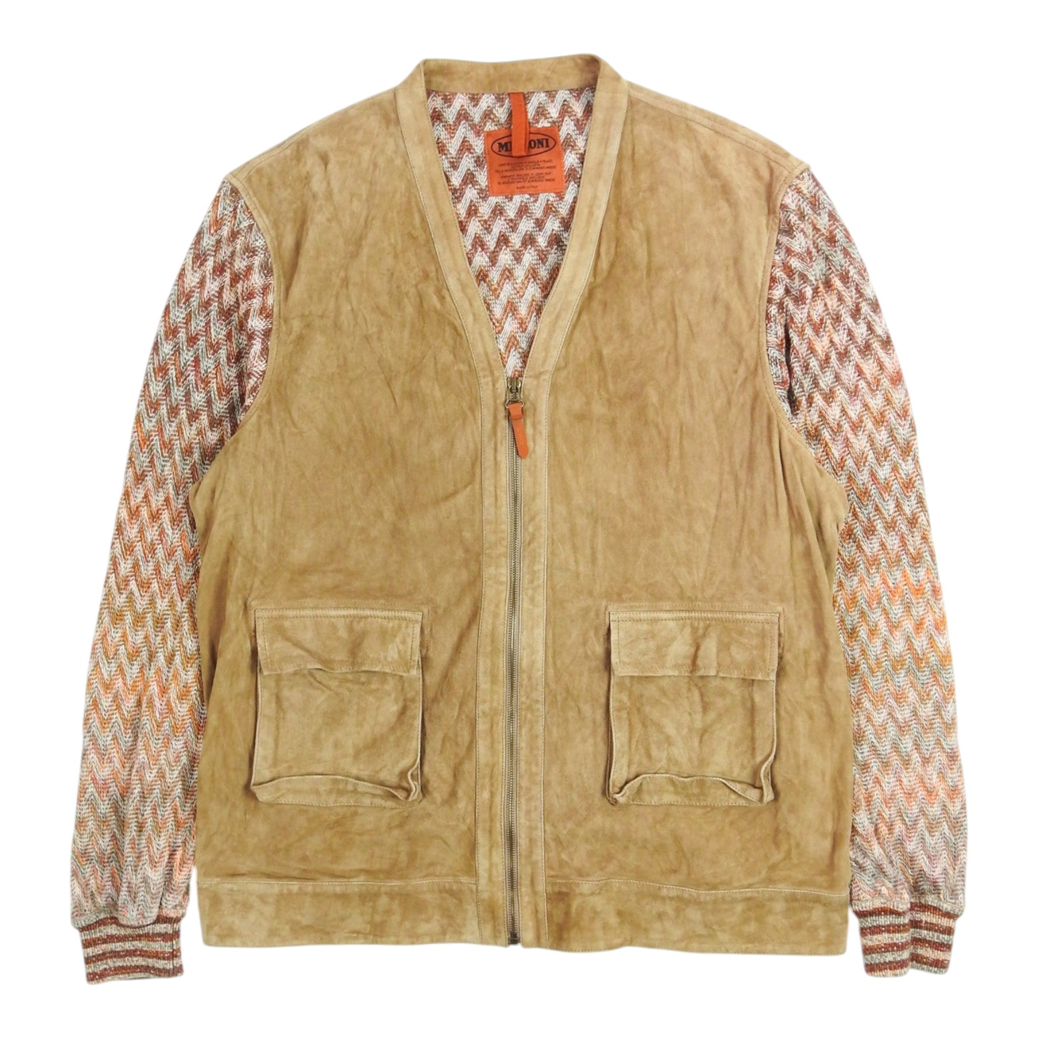 Missoni Knit/Suede Jacket Size XL