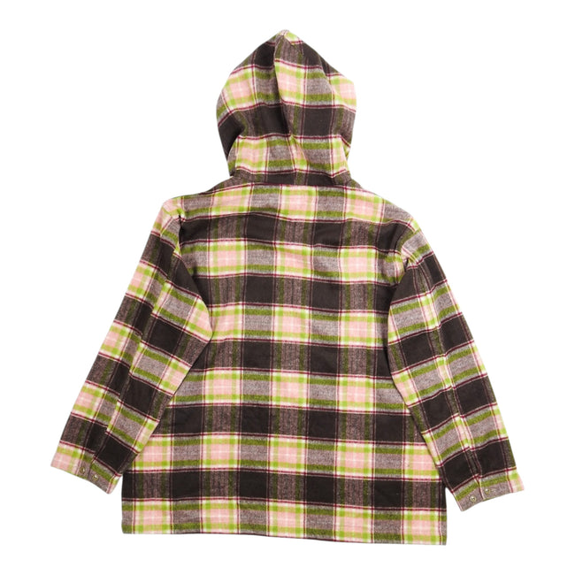 Engineered Garments Pink/Brown Plaid Flannel Anorak Size Large