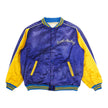 Saint Academy Distressed Varsity Jacket Size Large