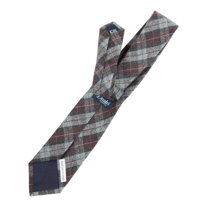 Drake's Plaid Tie