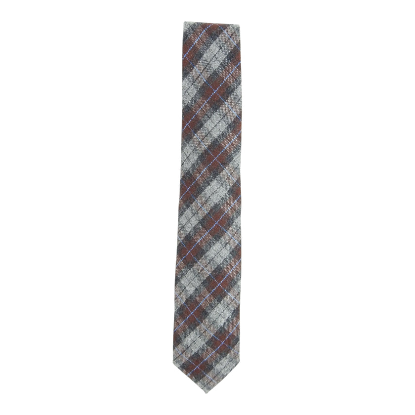 Drake's Plaid Tie