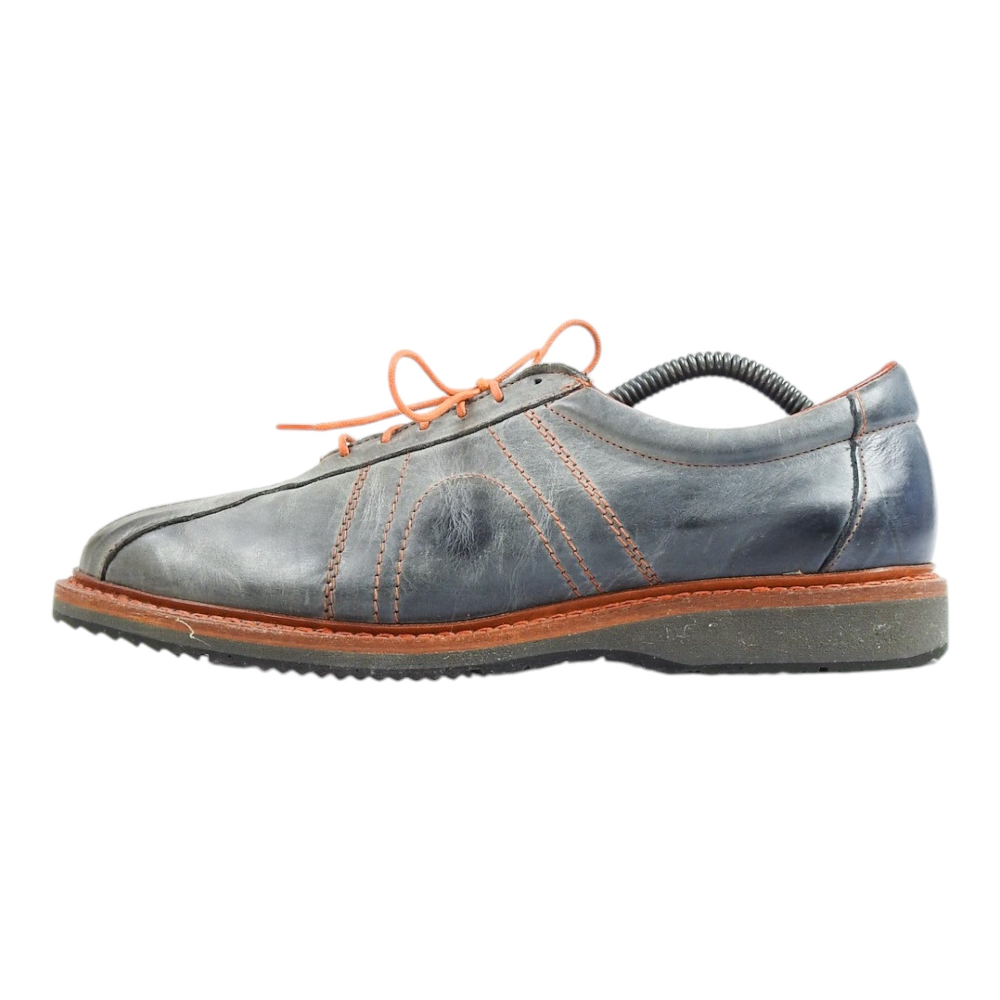 Allen Edmonds Blue/Orange Contrast Stitch Derby Size 12