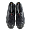 Prada Black Leather Sneakers Size 8