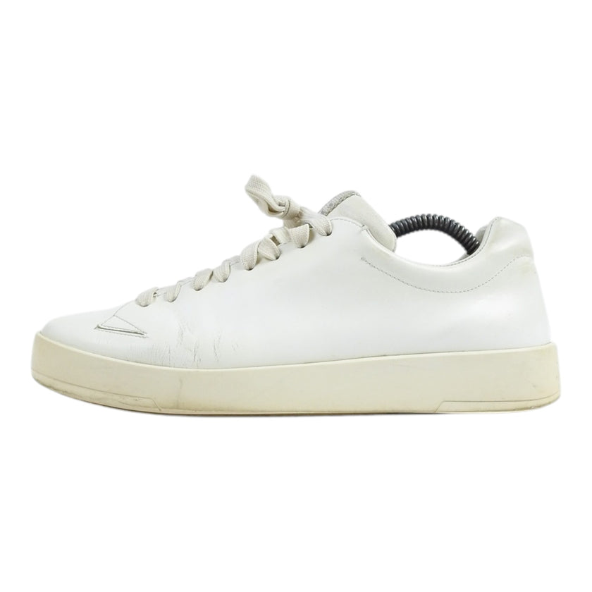 Prada White Leather Sneaker Size 8