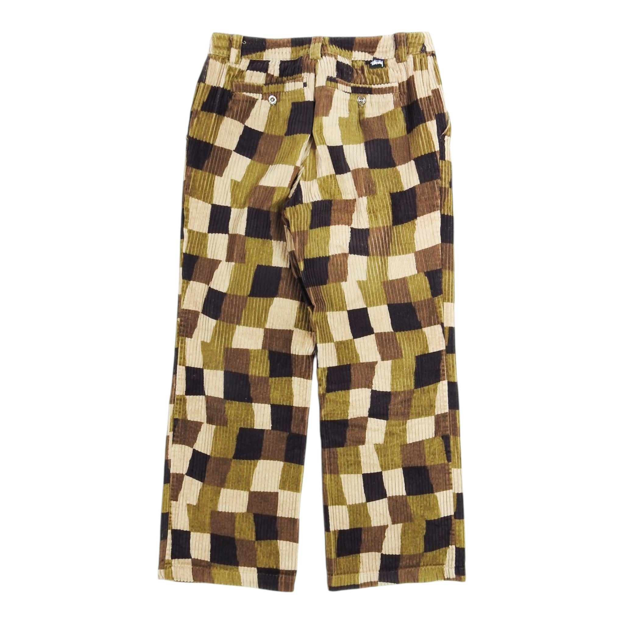 Stussy Check Corduroy Pants Size 7